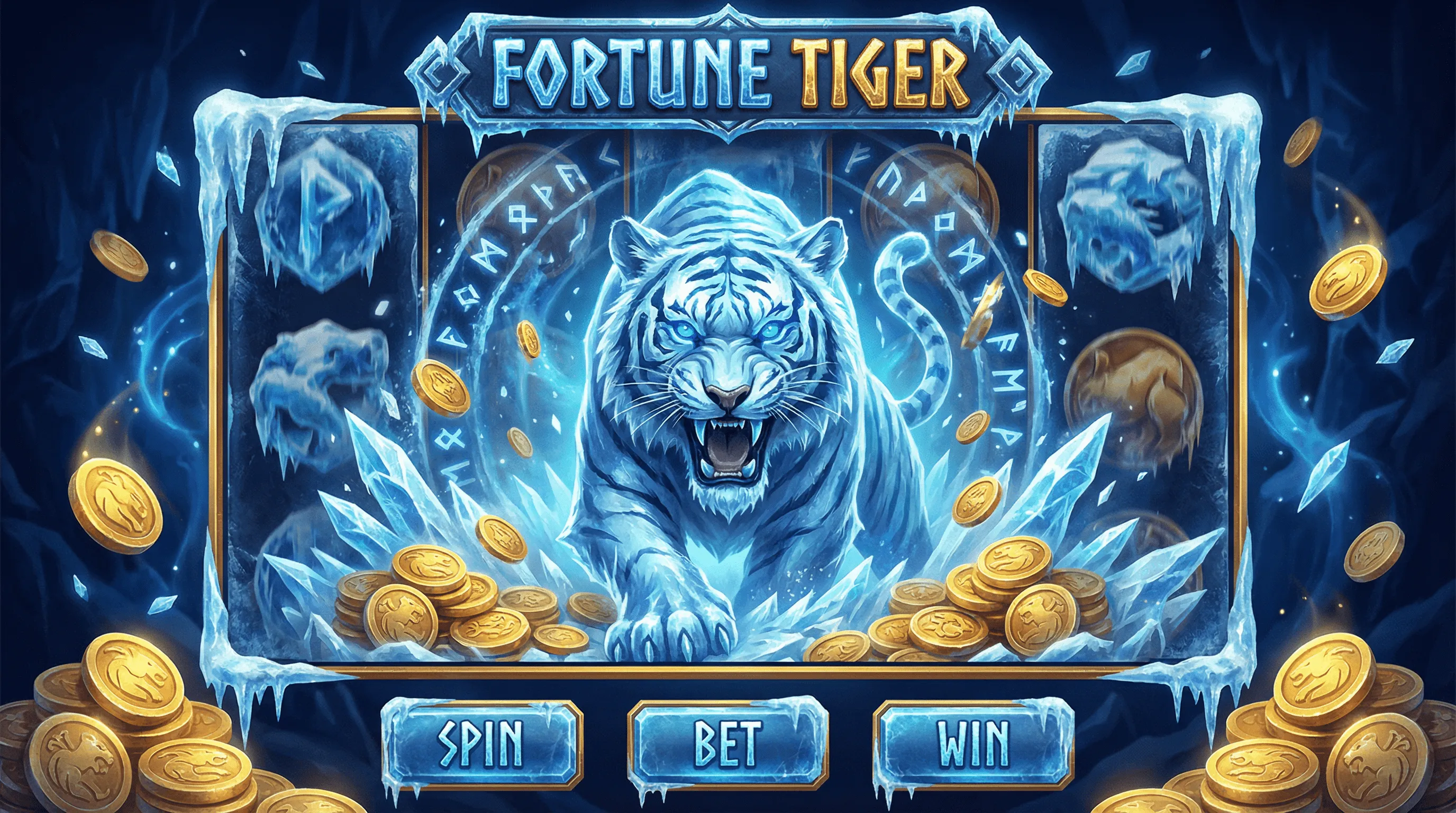 Fortune Tiger - Tigre da Sorte com tema de gelo no mgmbet casino